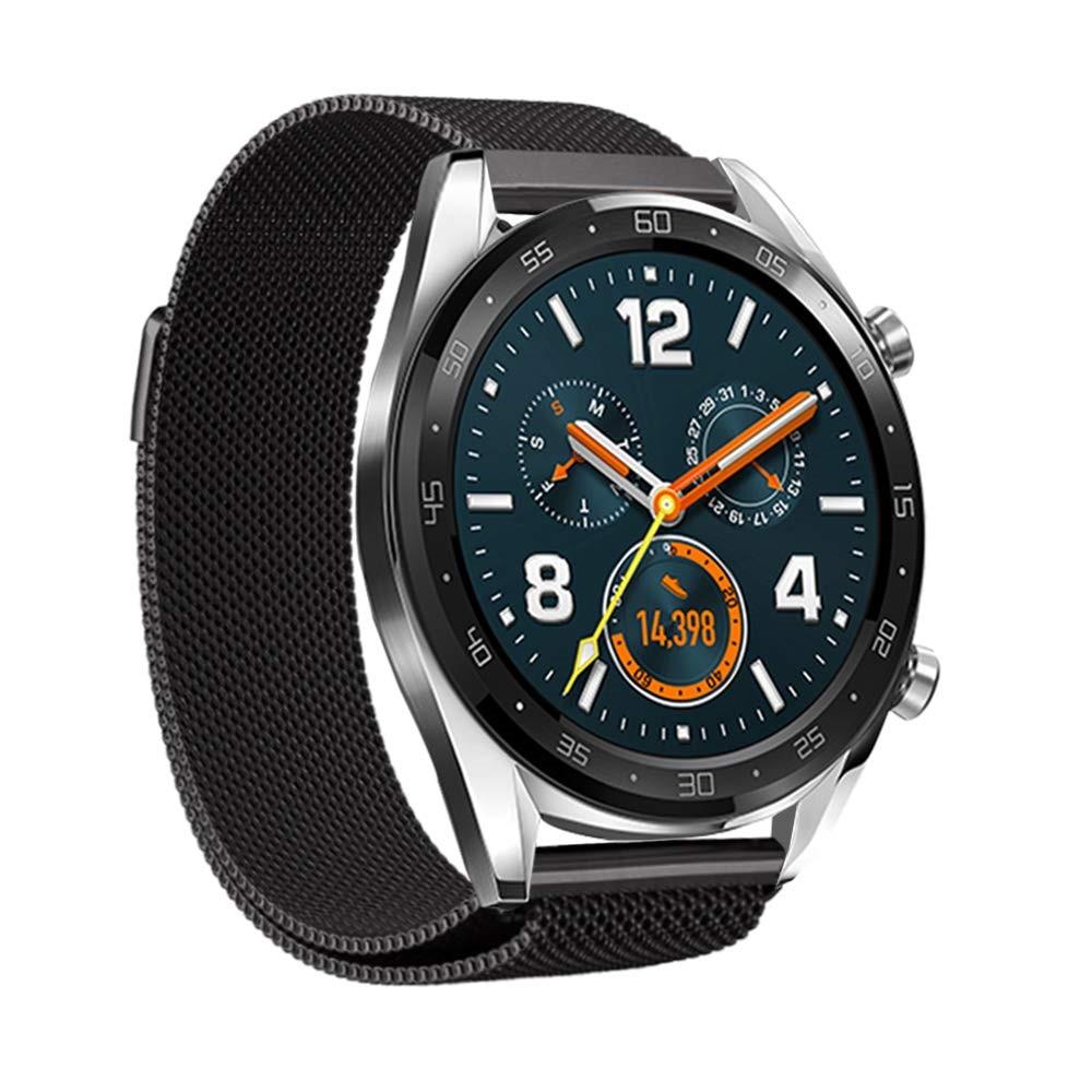 Huawei Watch GT 2 46mm/Watch GT 2e/Watch GT Reim Milanese Loop, Svart