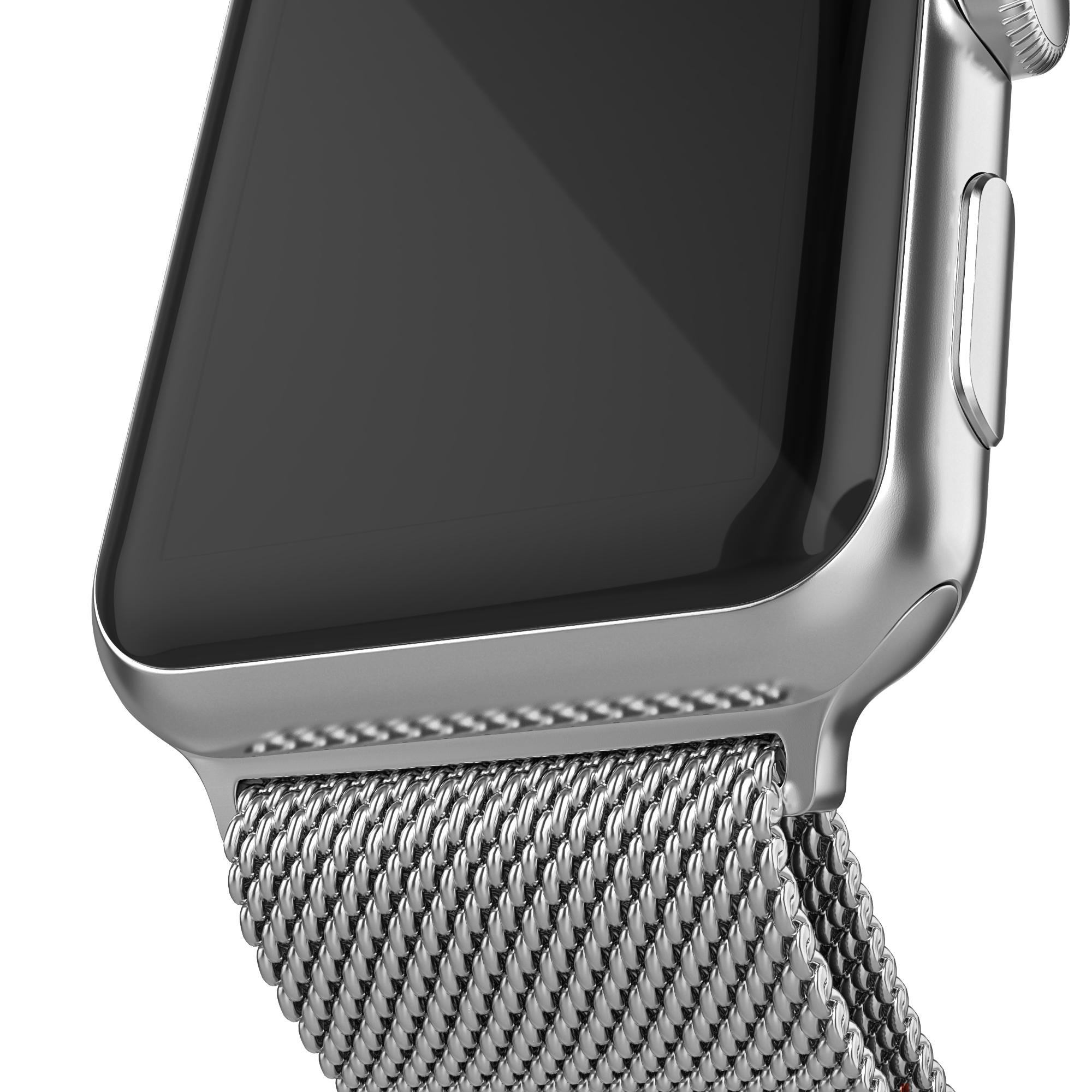 Apple Watch Series 9 45mm Reim Milanese Loop, Sølv