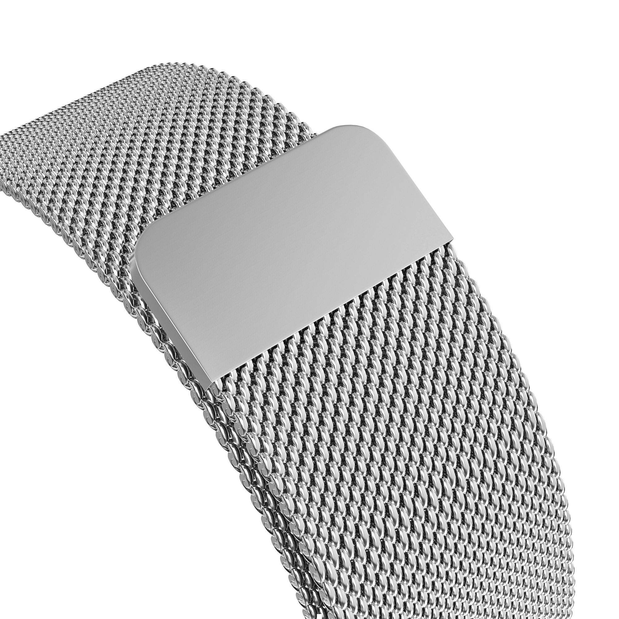 Apple Watch Ultra 49mm 2nd Gen Reim Milanese Loop, Sølv