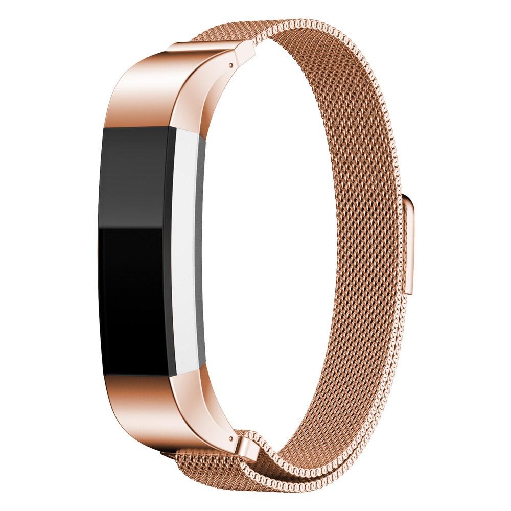 Fitbit Alta HR/Alta Reim Milanese Loop, Rosegull