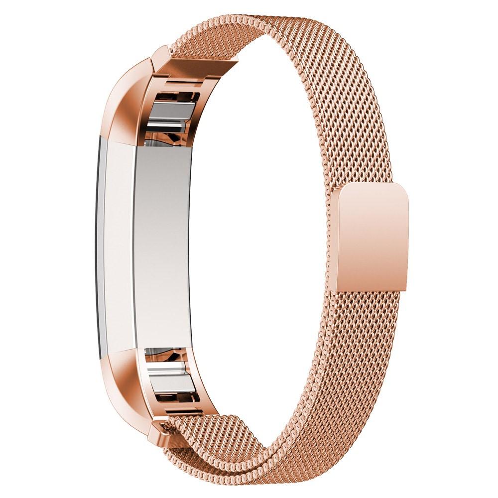 Fitbit Alta HR/Alta Reim Milanese Loop, Rosegull