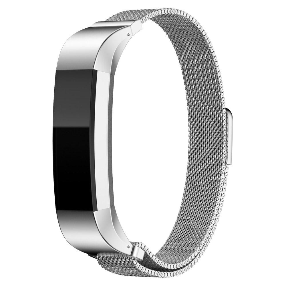 Fitbit Alta HR/Alta Reim Milanese Loop, Sølv