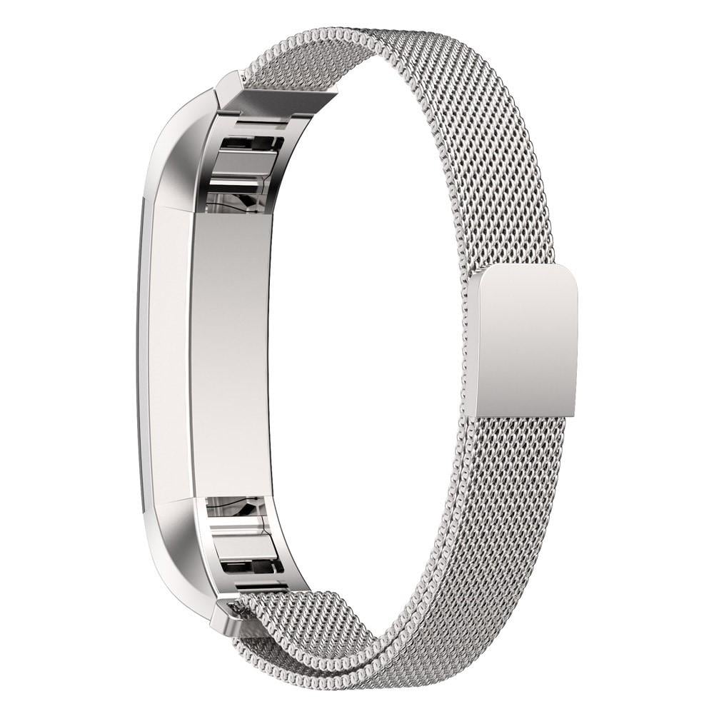 Fitbit Alta HR/Alta Reim Milanese Loop, Sølv