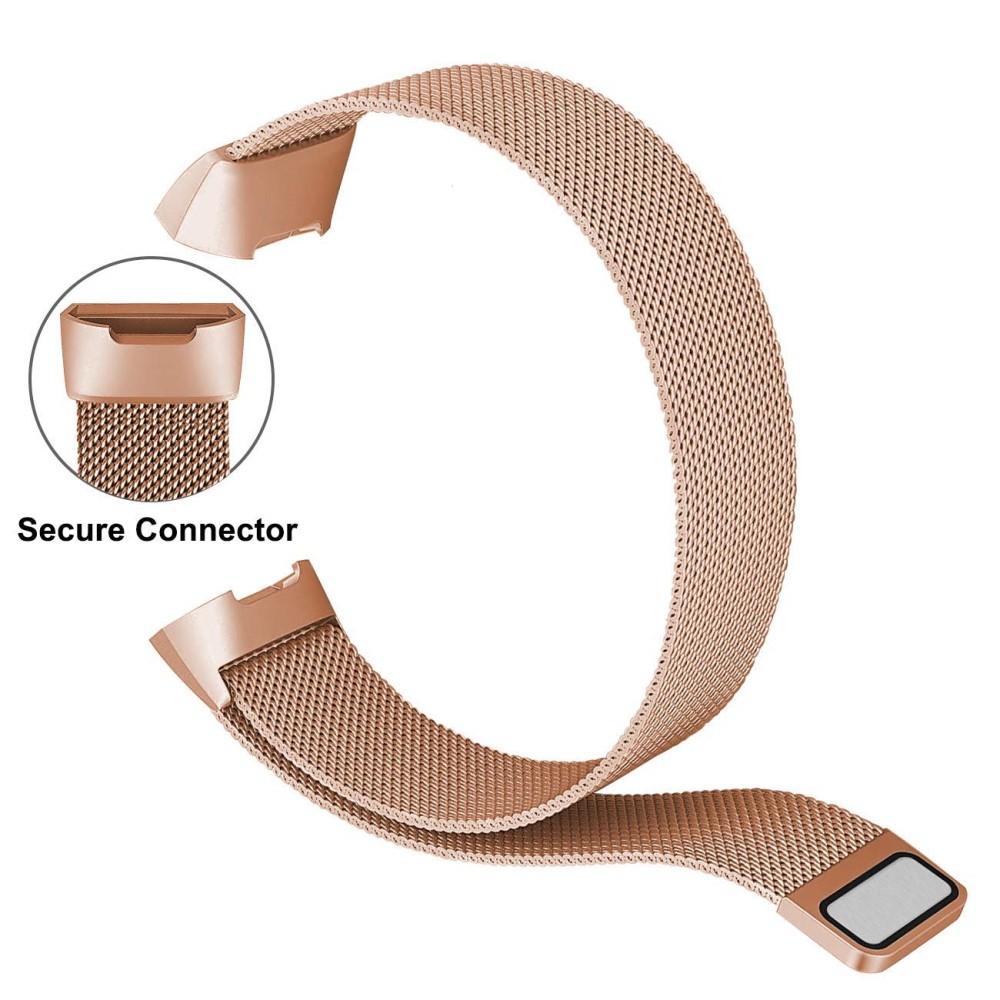 Fitbit Charge 3/Charge 4 Reim Milanese Loop, Rosegull