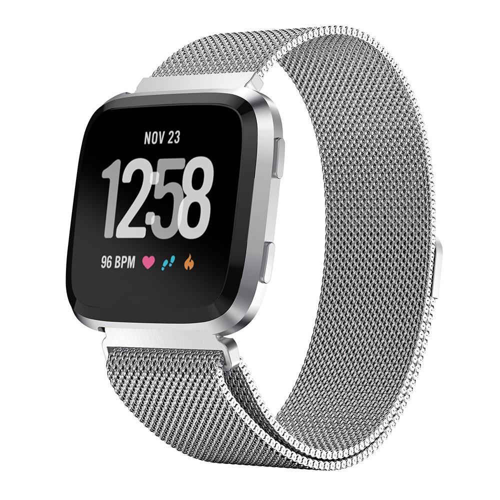 Fitbit Versa/Versa 2 Reim Milanese Loop, Sølv