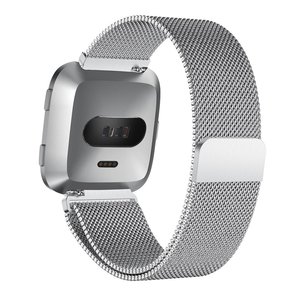 Fitbit Versa/Versa 2 Reim Milanese Loop, Sølv