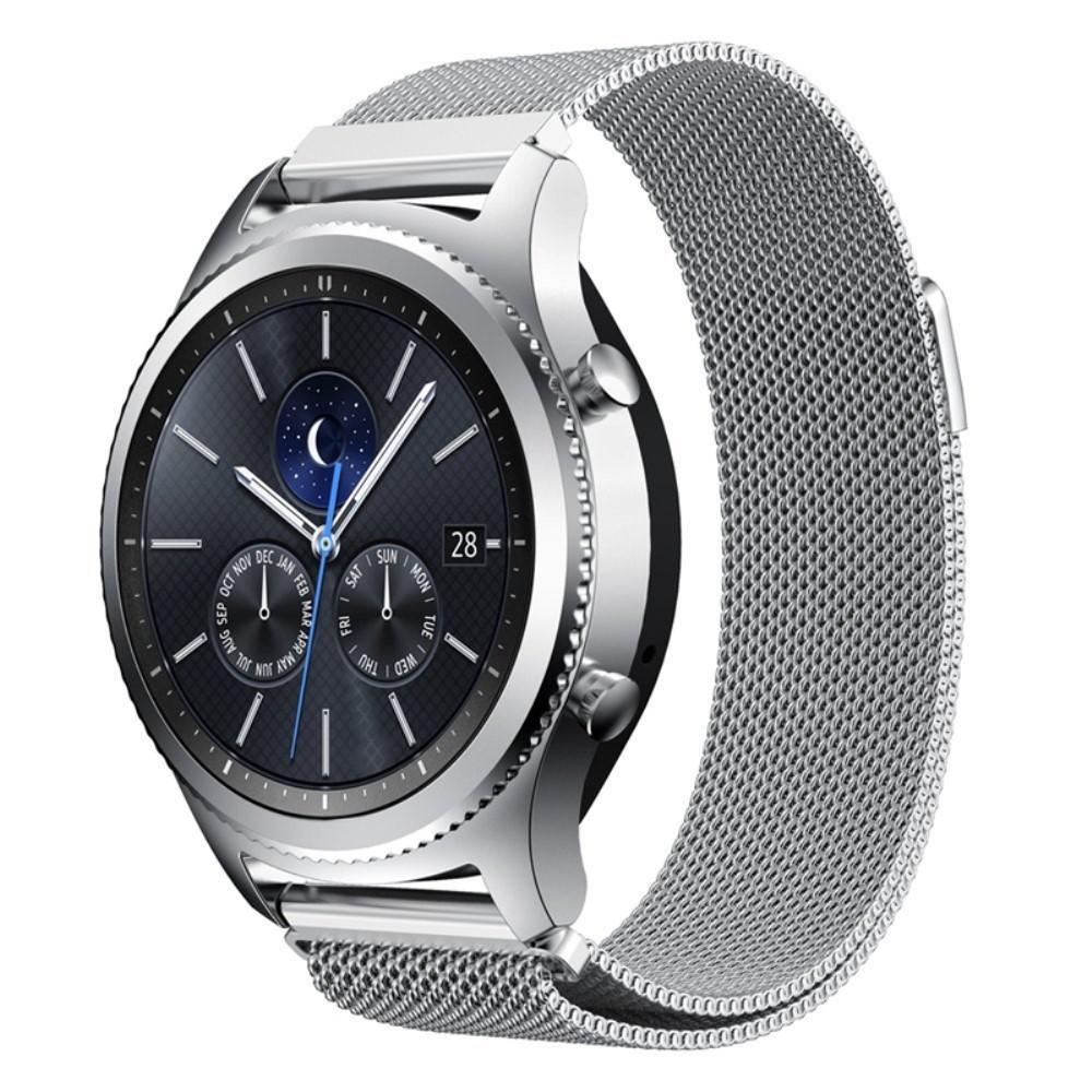 Samsung Gear S3 Frontier Reim Milanese Loop, Sølv