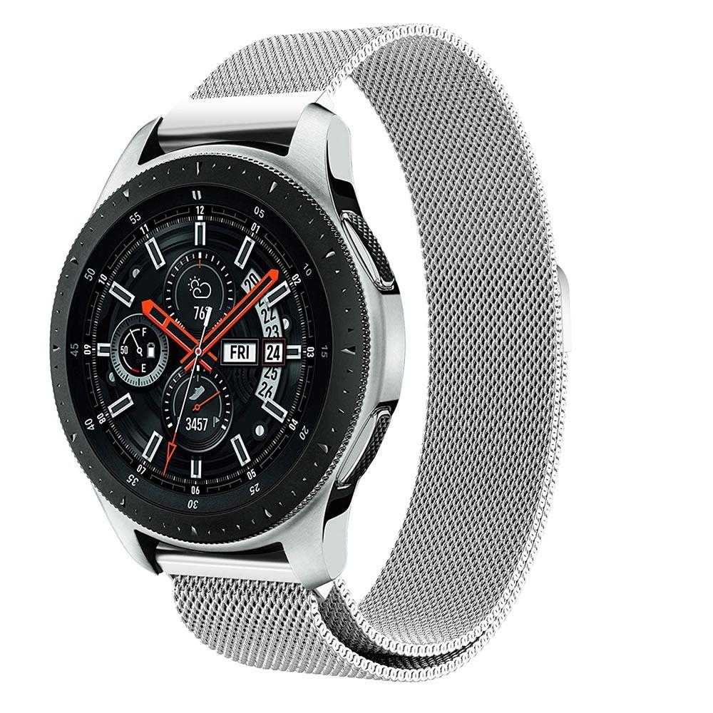 Samsung Galaxy Watch 46mm Reim Milanese Loop, Sølv