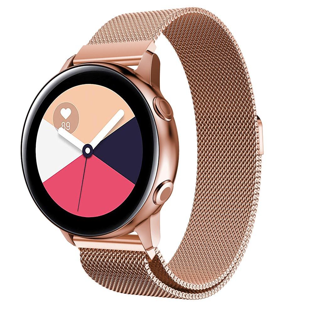 Samsung Galaxy Watch Active Reim Milanese Loop, Rosegull