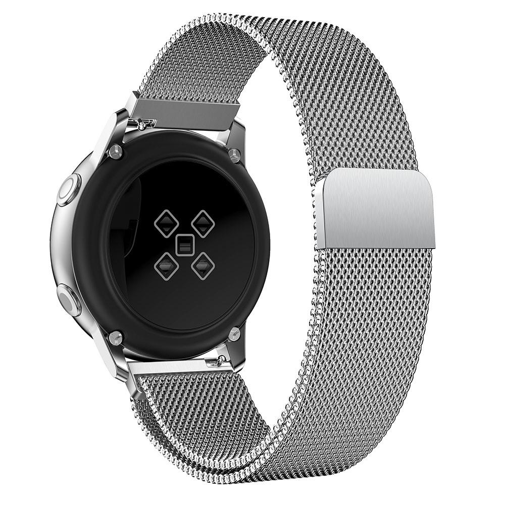 Samsung Galaxy Watch Active Reim Milanese Loop, Sølv