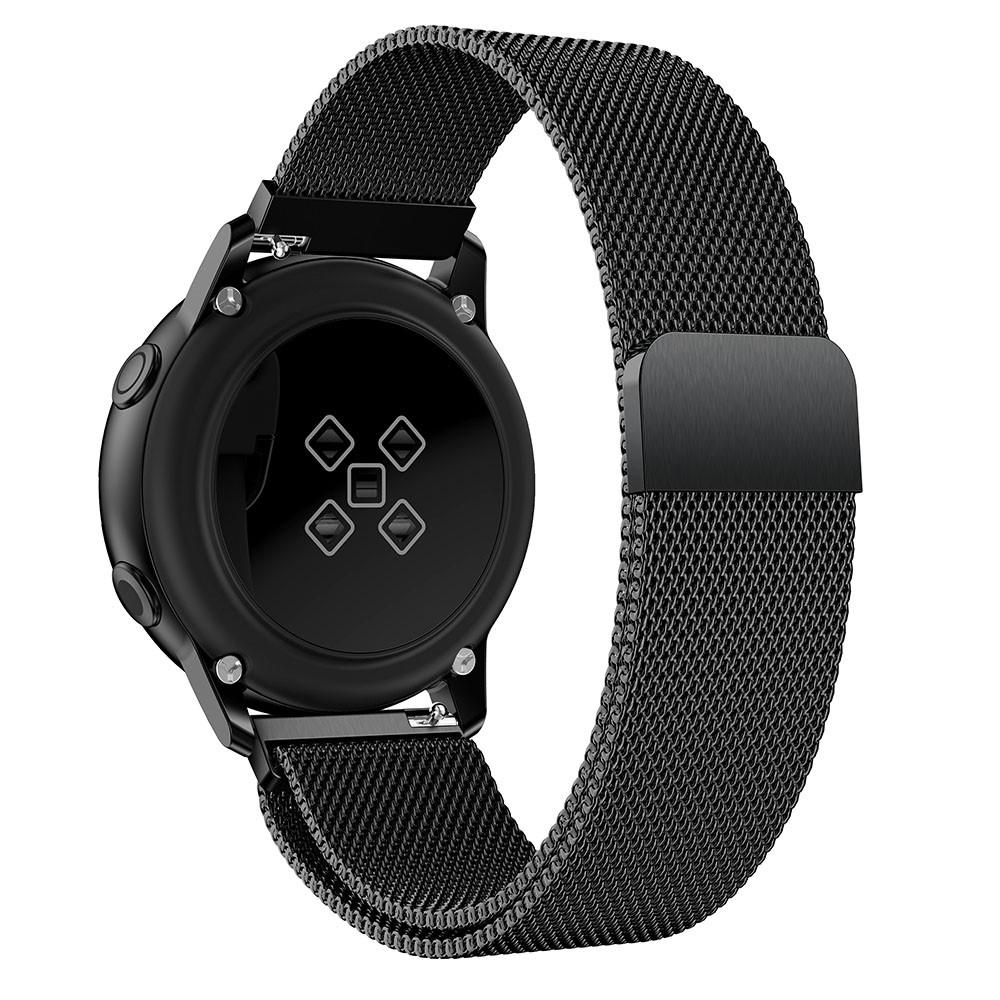 Samsung Galaxy Watch Active Reim Milanese Loop, Svart