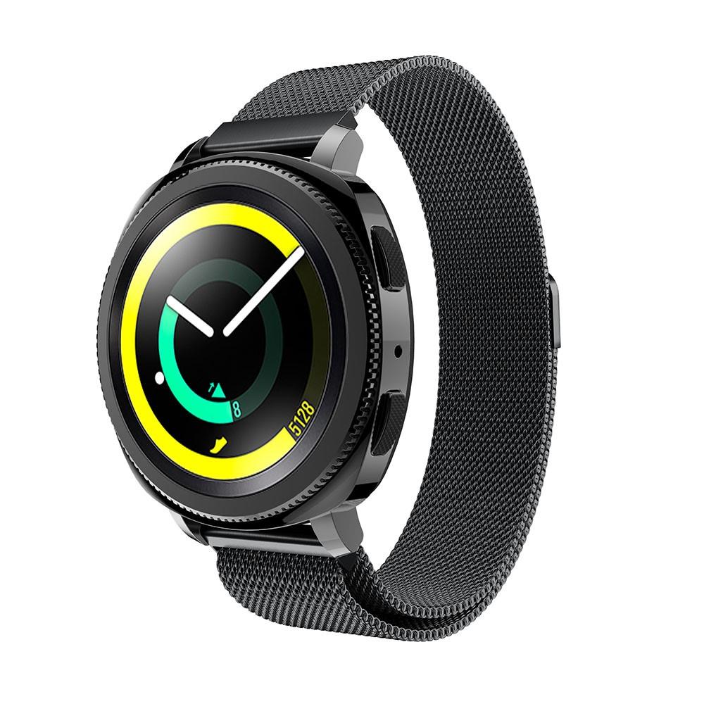 Samsung Gear Sport Reim Milanese Loop, Svart