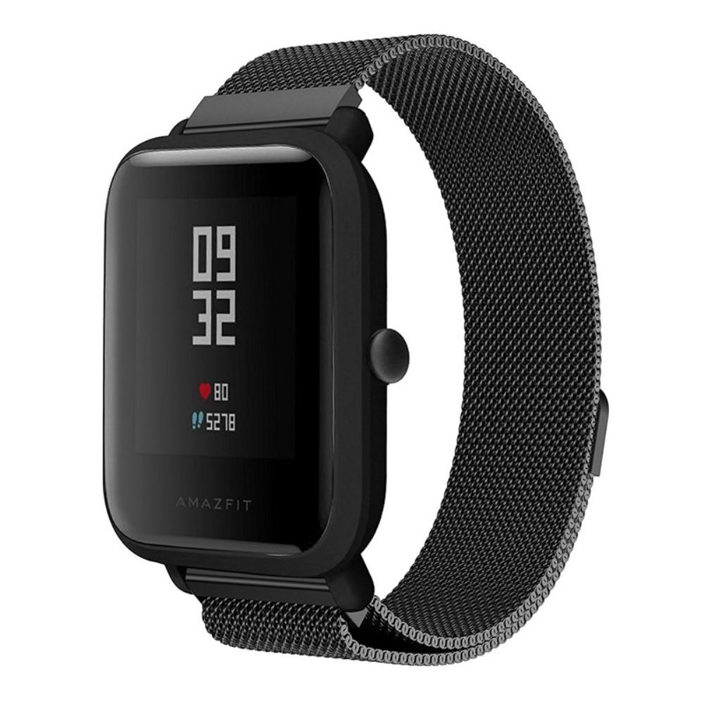  Amazfit Bip Reim Milanese Loop, Svart