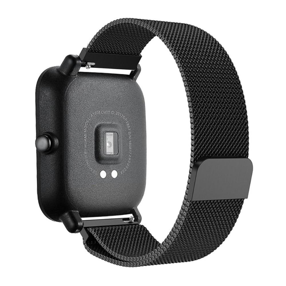  Amazfit Bip Reim Milanese Loop, Svart