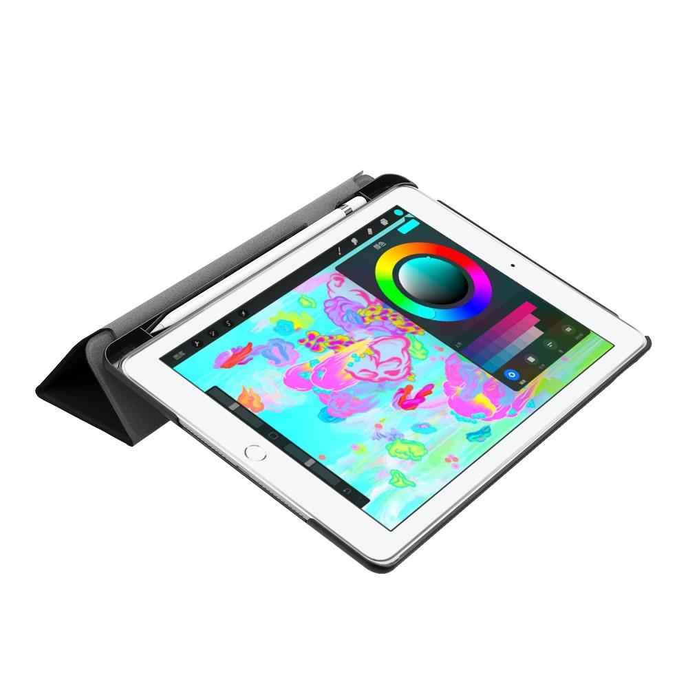 Apple iPad Air 9.7 1st Gen (2013) Tri-fold etui med pennholder, Svart