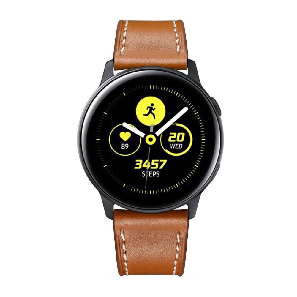 Samsung Galaxy Watch 42mm Reim i ekte skinn, Brun