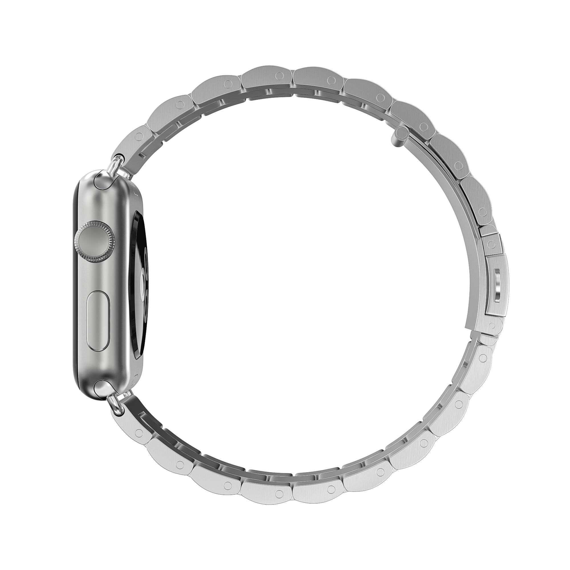 Apple Watch Series 8 45mm Elegant lenkereim i metall, Sølv