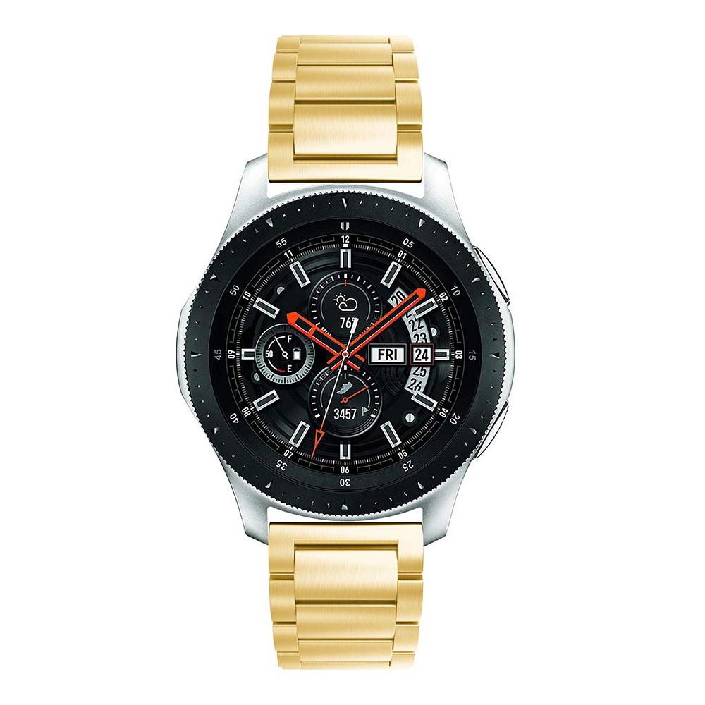 Samsung Galaxy Watch 46mm Elegant lenkereim i metall, Gull