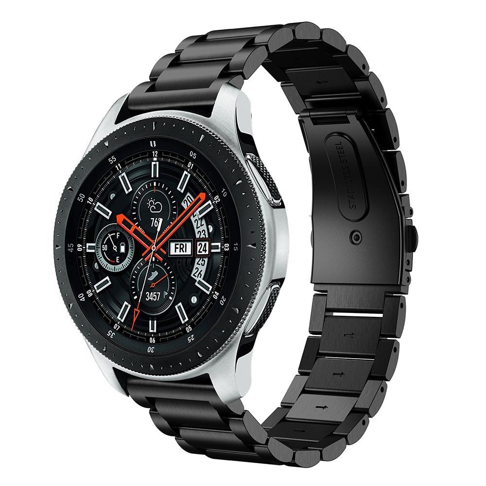 Samsung Galaxy Watch 46mm Elegant lenkereim i metall, Svart