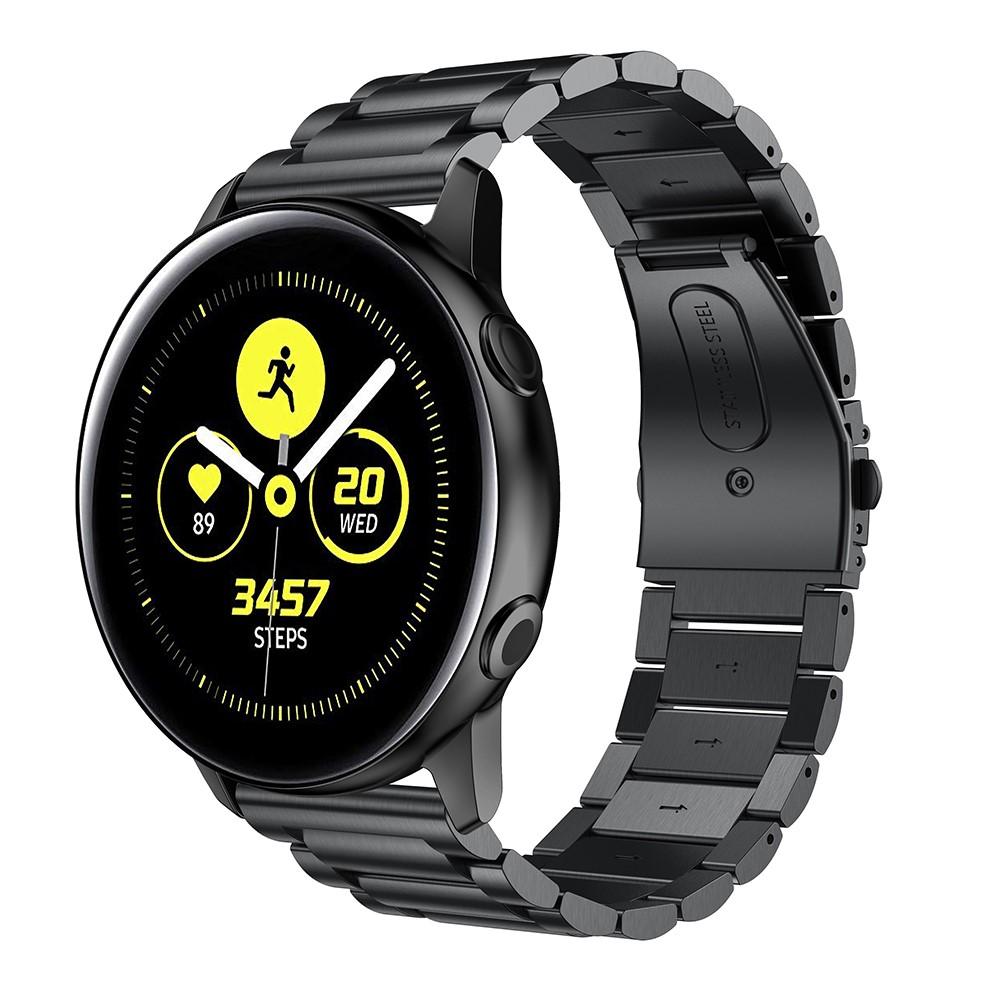 Samsung Galaxy Watch Active Elegant lenkereim i metall, Svart