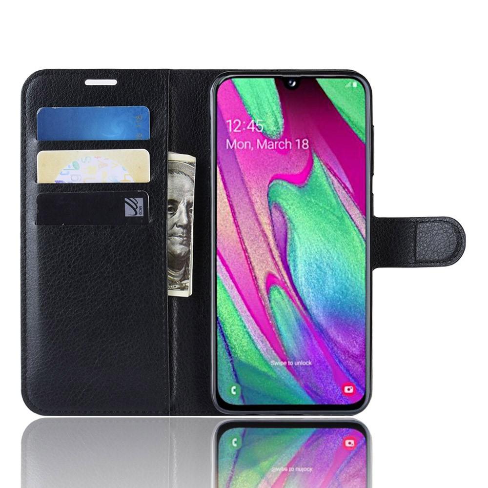 Samsung Galaxy A40 Enkelt mobiletui, Svart