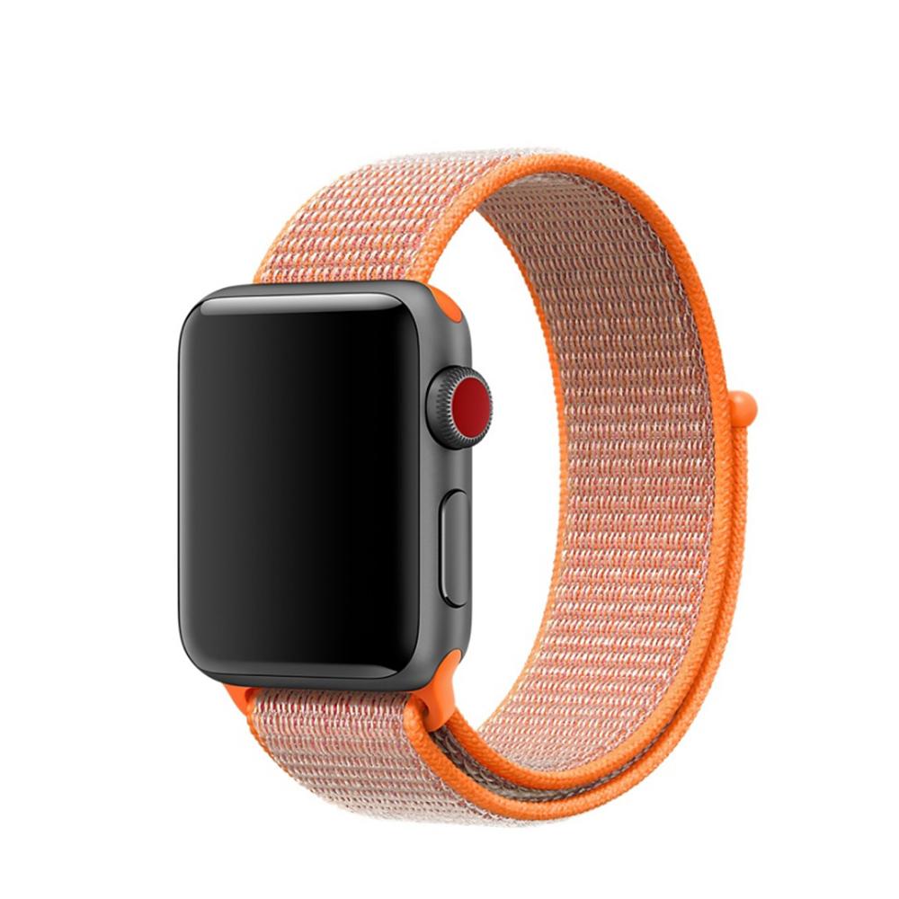 Apple Watch Series 8 45mm Reim i nylon, Oransje