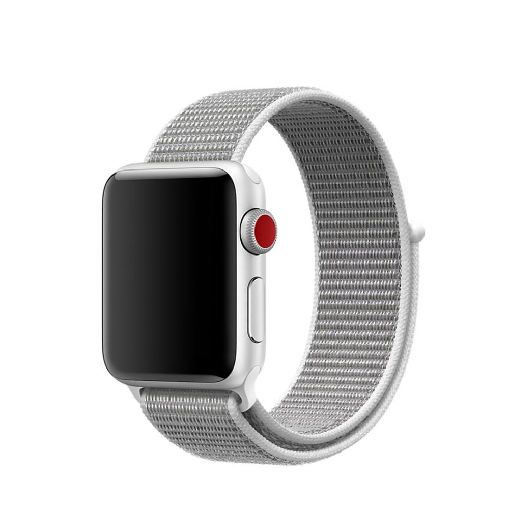 Apple Watch Series 9 41mm Reim i nylon, Grå