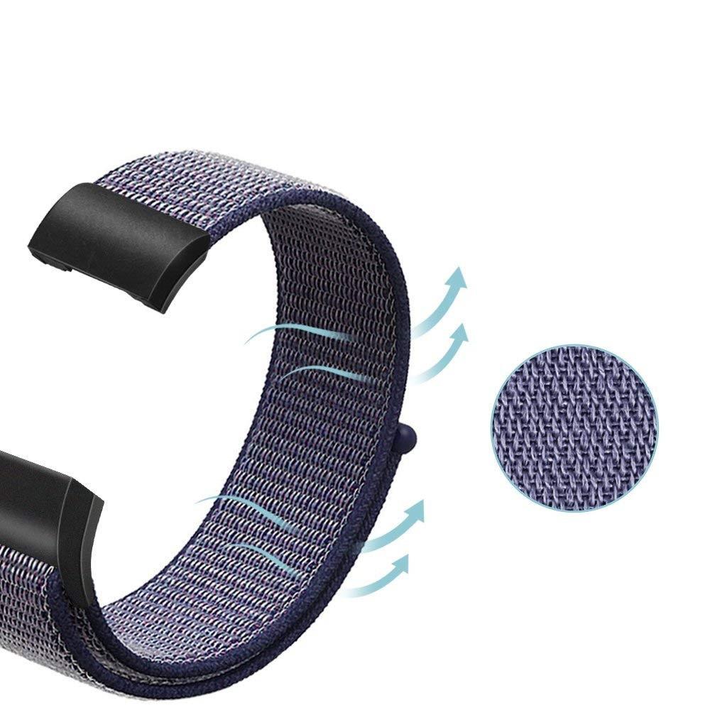 Fitbit Charge 3/Charge 4 Reim i nylon, Blå