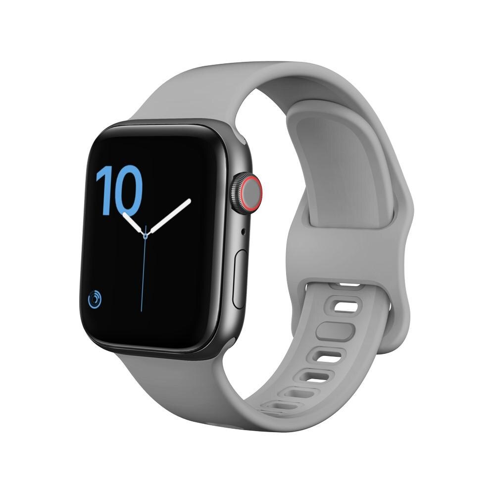 Apple Watch Series 7 41mm Reim i silikon, Grå