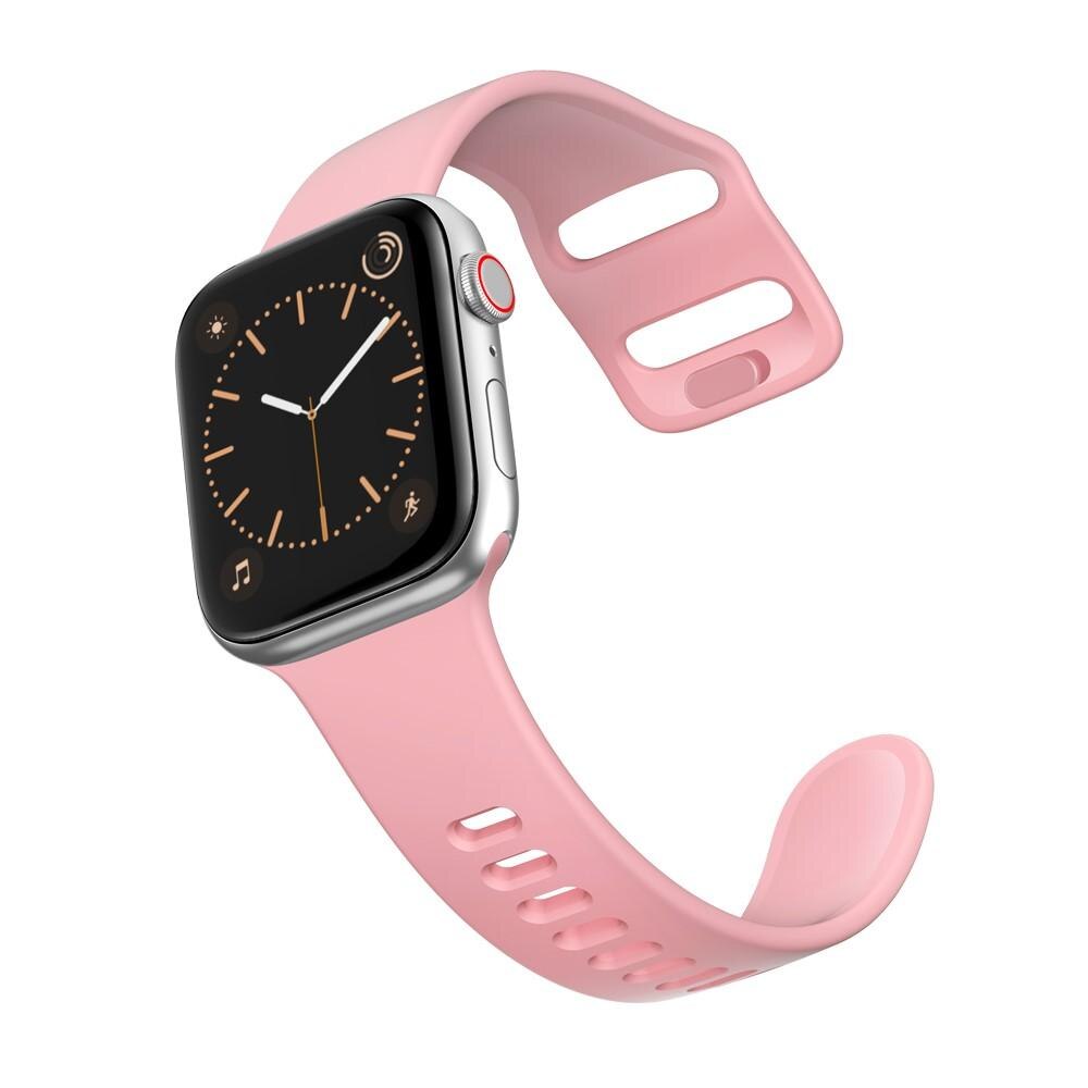 Apple Watch Series 8 41mm Reim i silikon, Rosa