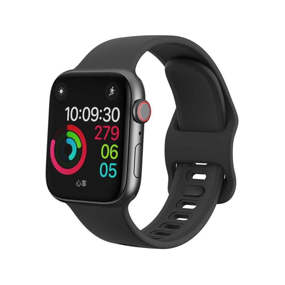 Apple Watch Series 9 41mm Reim i silikon, Svart