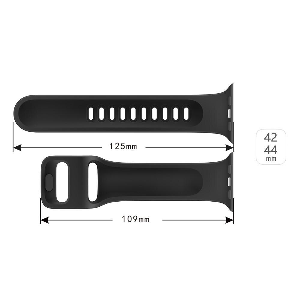 Apple Watch Ultra 49mm 1st Gen Reim i silikon, Svart