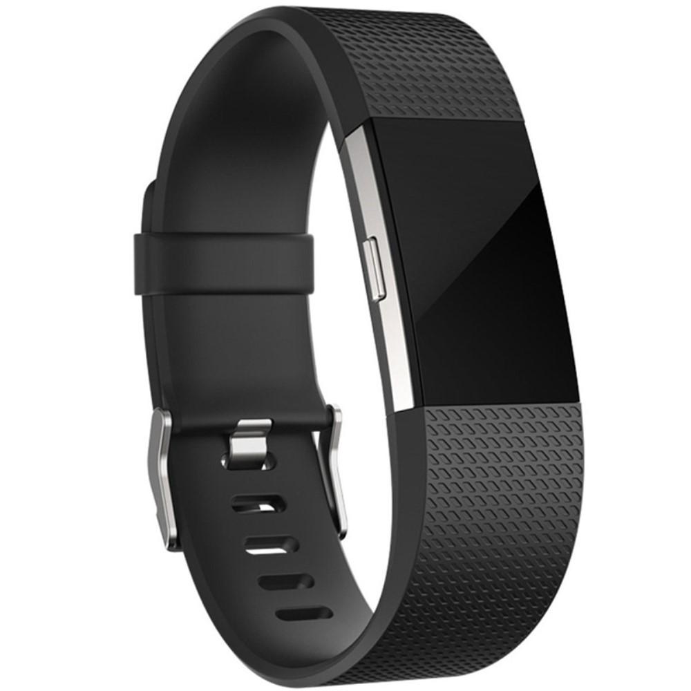 Fitbit Charge 2 Reim i silikon, Svart