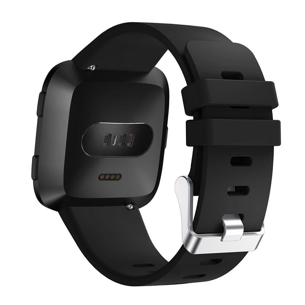 Fitbit Versa/Versa 2 Reim i silikon, Svart