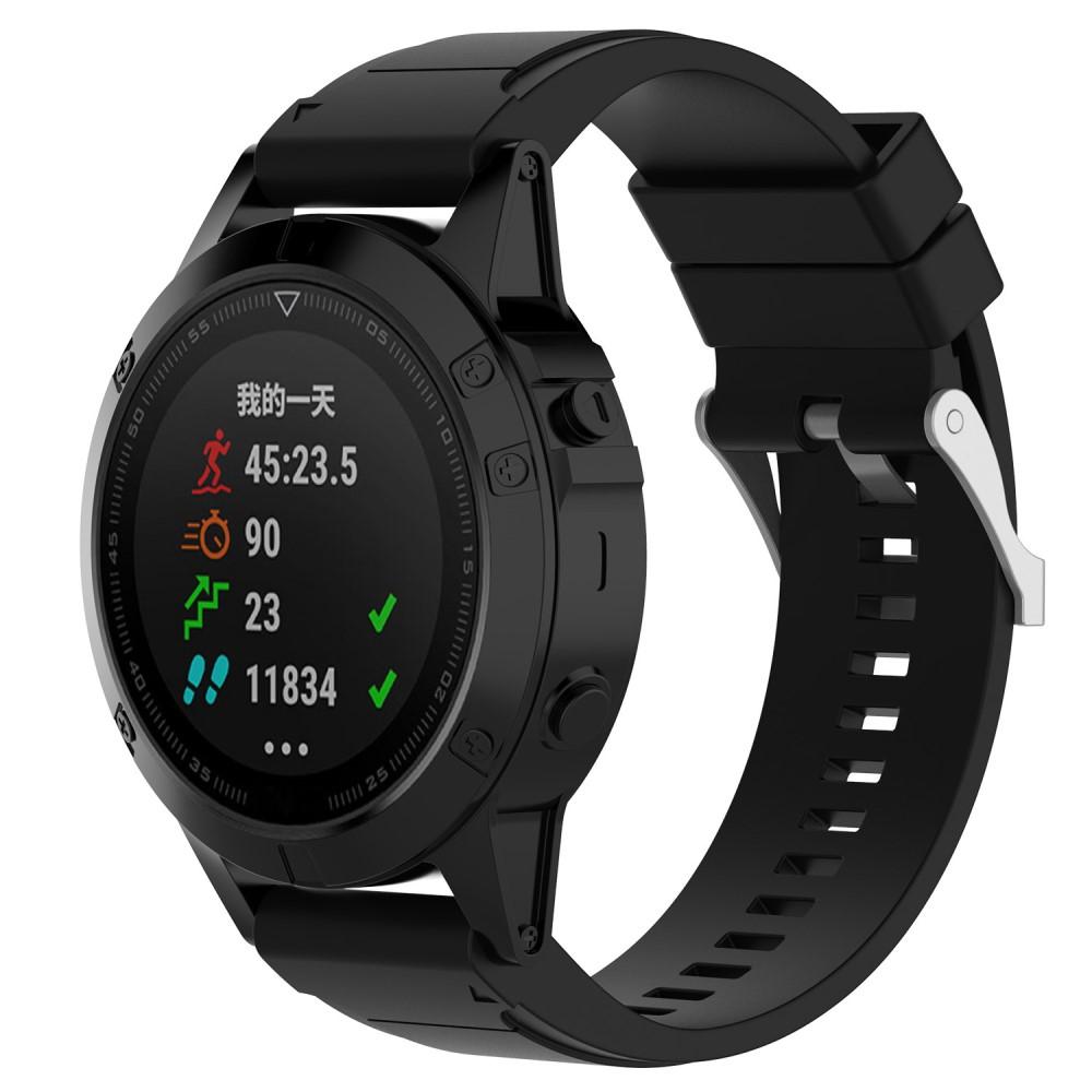 Garmin Fenix 3/Fenix 3 HR Reim i silikon, Svart