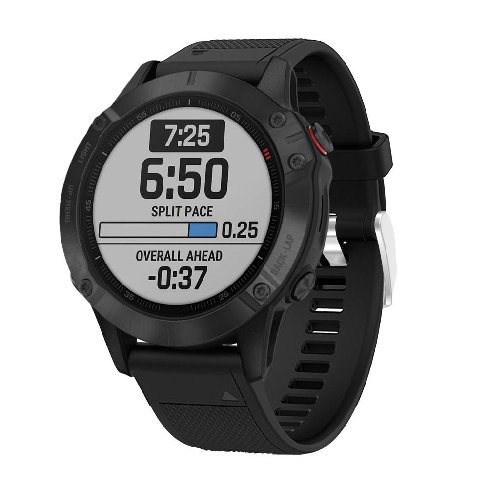 Garmin Epix 47mm Gen 2 Reim i silikon, Svart