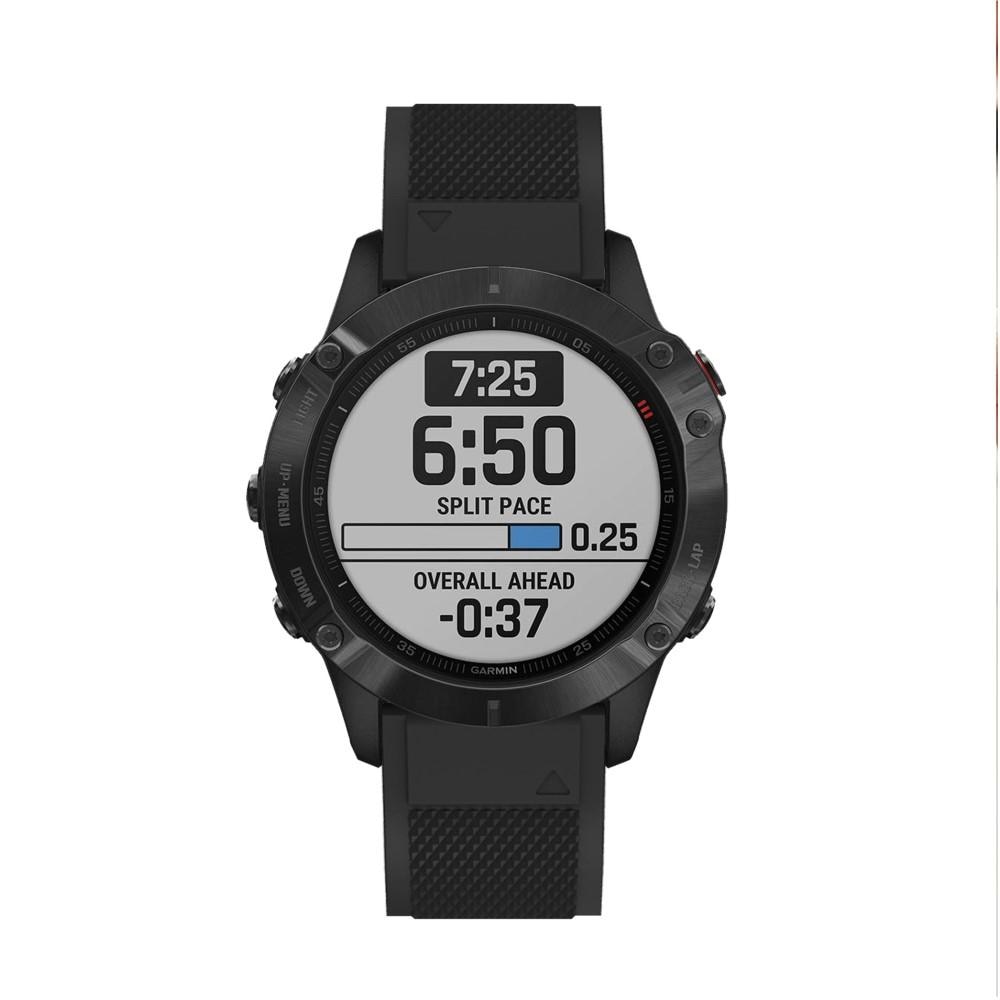 Garmin Epix 47mm Gen 2 Reim i silikon, Svart