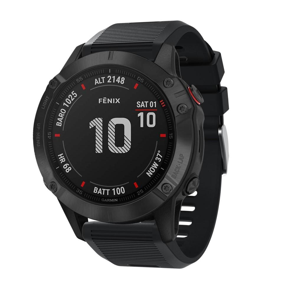 Garmin Fenix 7X Pro Reim i silikon, Svart