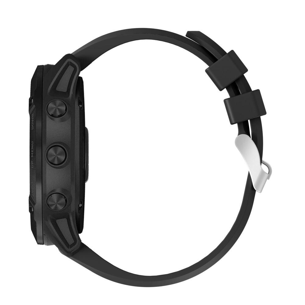 Garmin Fenix 7X Pro Reim i silikon, Svart