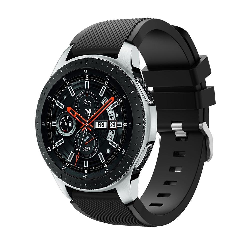 Samsung Galaxy Watch 46mm Reim i silikon, Svart