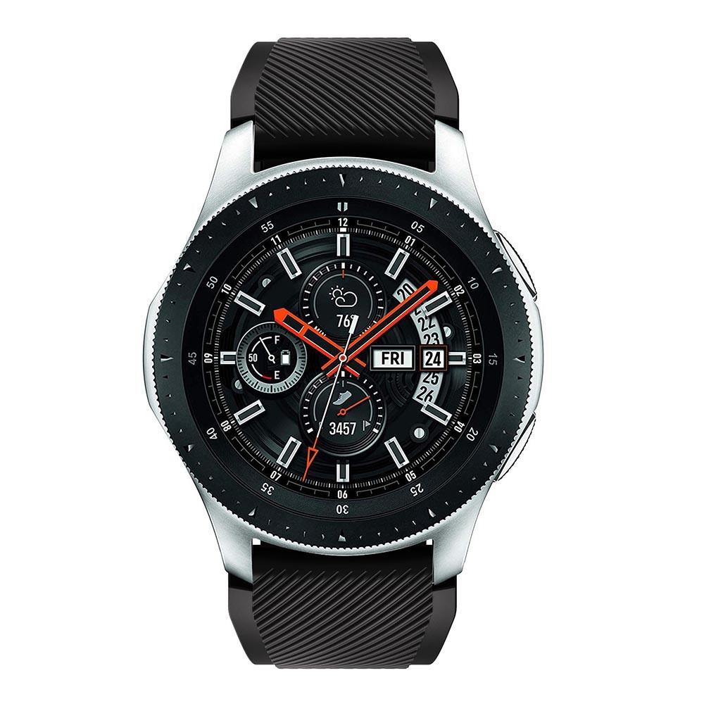 Samsung Galaxy Watch 46mm Reim i silikon, Svart