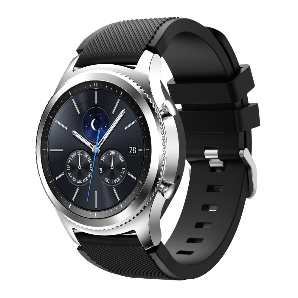 Samsung Gear S3 Frontier Reim i silikon, Svart