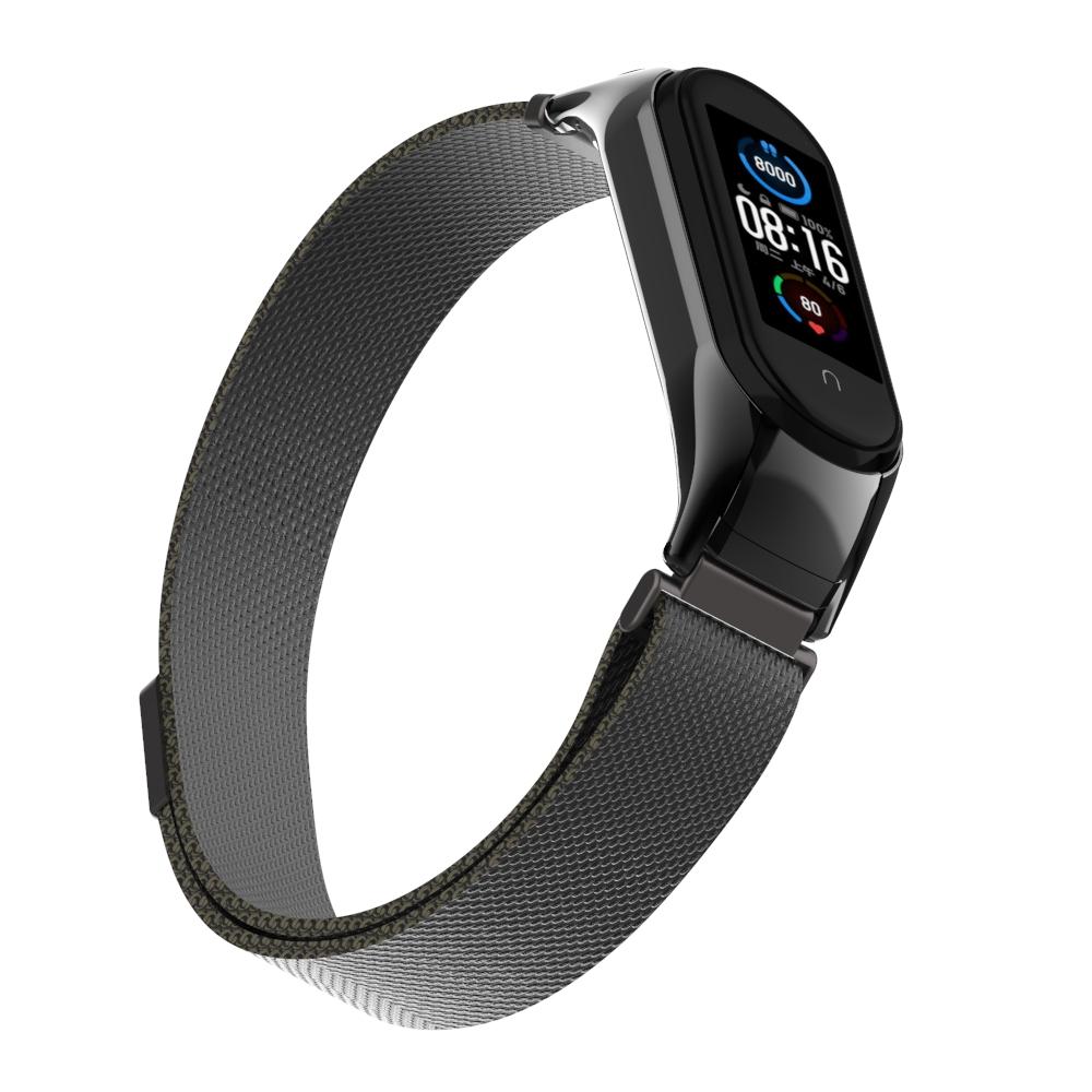 Xiaomi Mi Band 5/Mi Band 6 Reim Milanese Loop, Svart