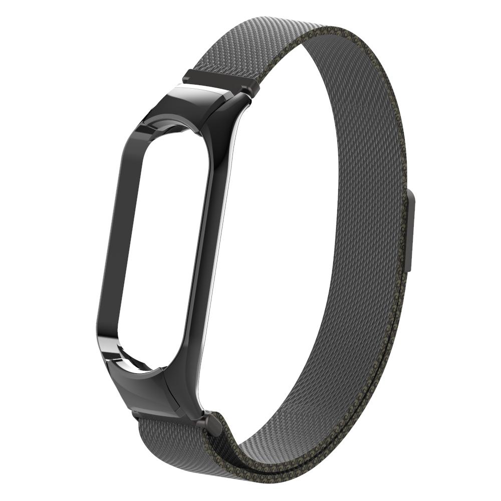 Xiaomi Mi Band 5/Mi Band 6 Reim Milanese Loop, Svart