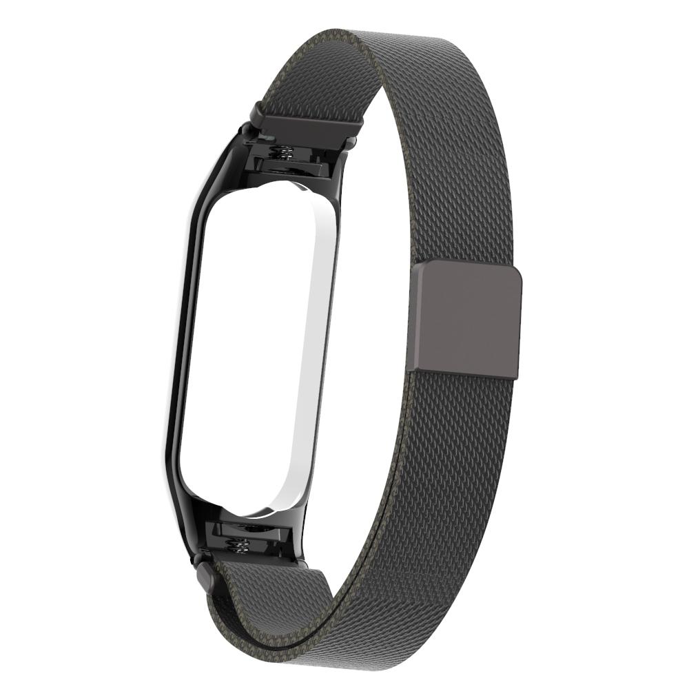 Xiaomi Mi Band 5/Mi Band 6 Reim Milanese Loop, Svart