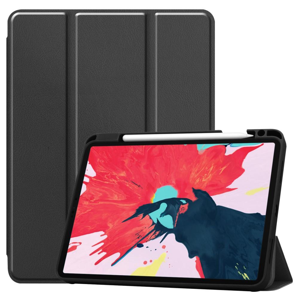 Apple iPad Pro 11 2nd Gen (2020) Tri-fold etui med pennholder, Svart