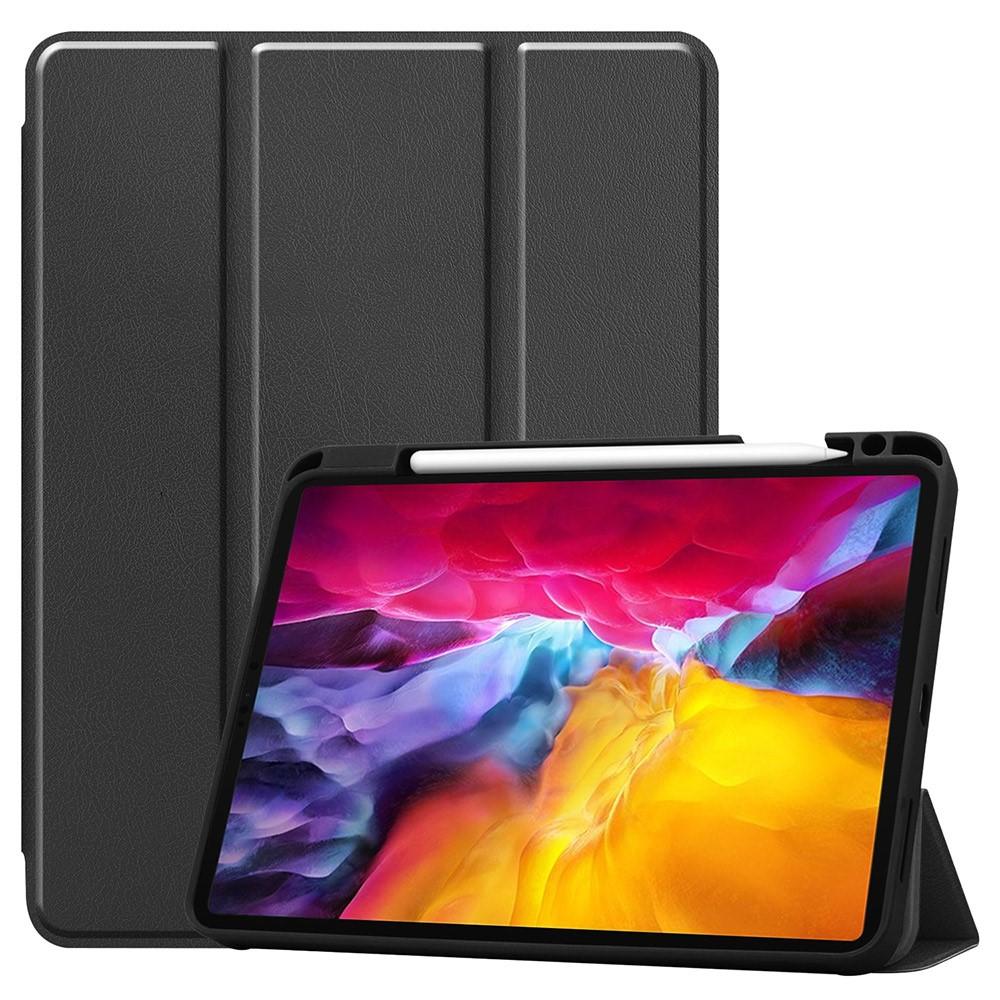 Apple iPad Pro 11 3rd Gen (2021) Tri-fold etui med pennholder, Svart