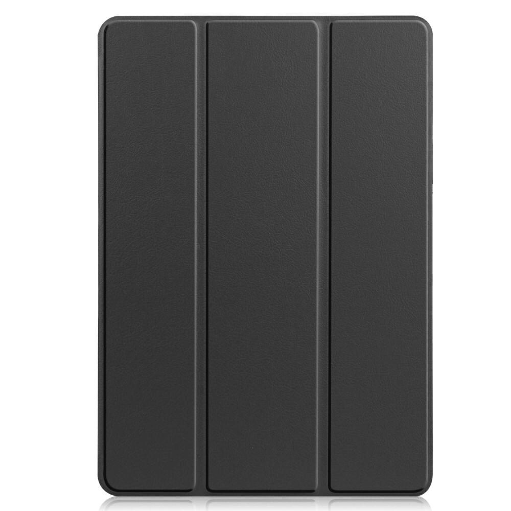 Samsung Galaxy Tab S8/Galaxy Tab S7 Tri-fold etui med pennholder, Svart