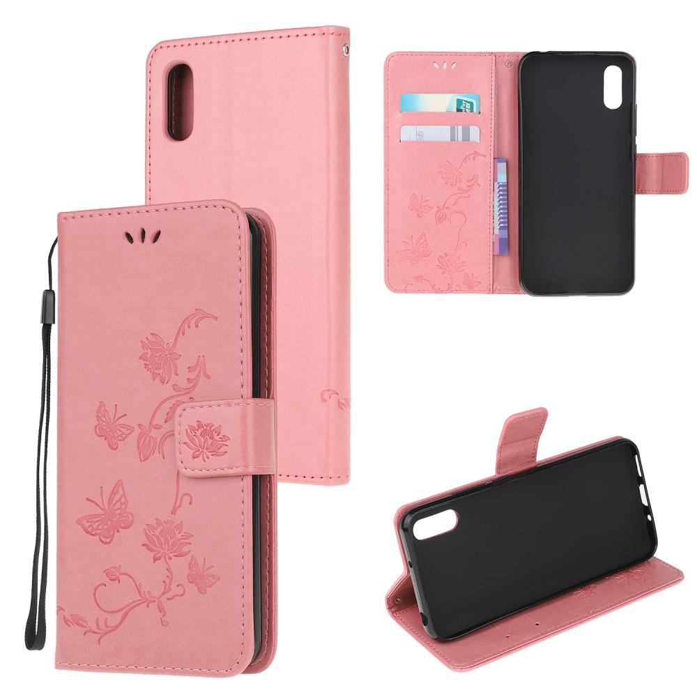 Samsung Galaxy Xcover 5 Mobiletui med sommerfugler, Rosa