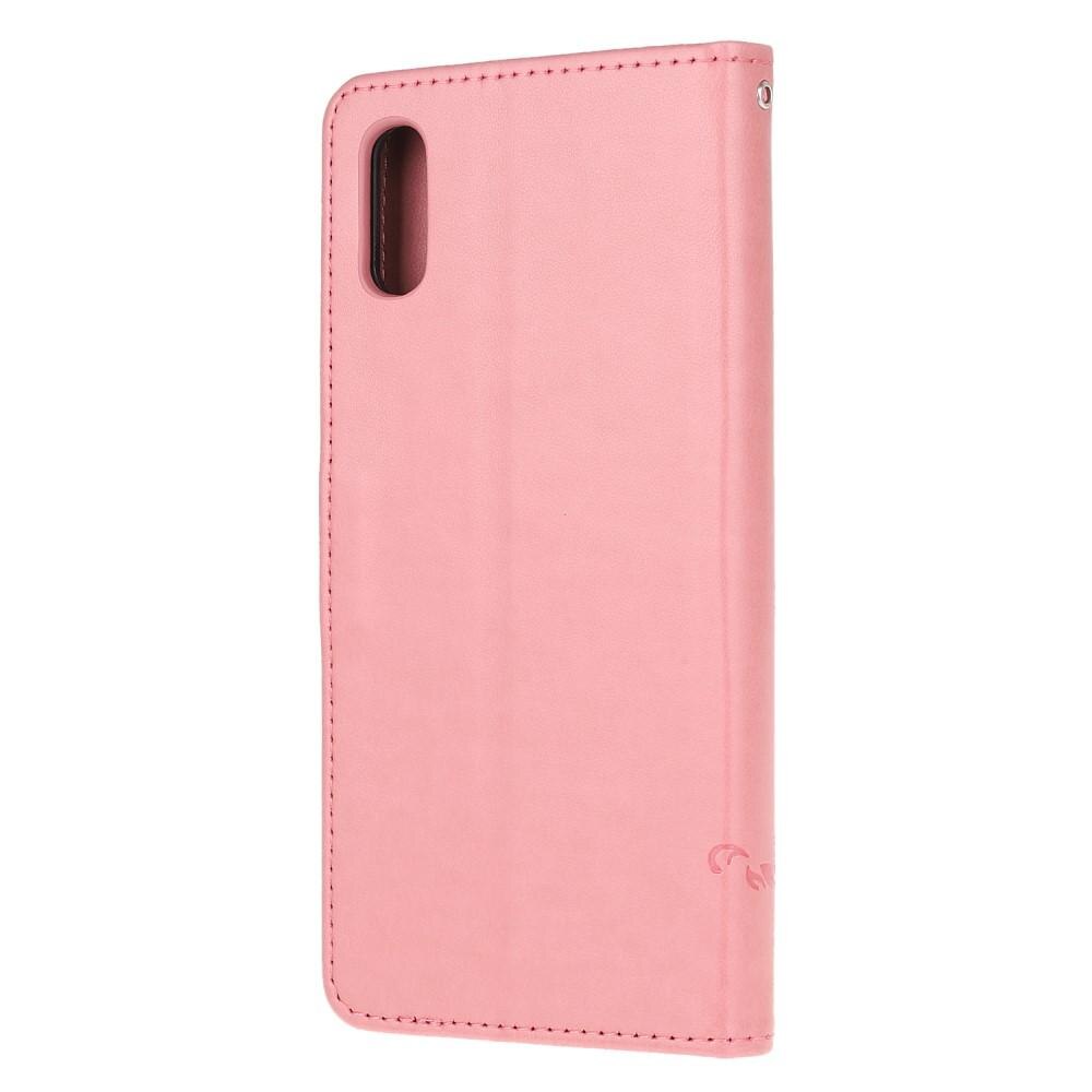 Samsung Galaxy Xcover 5 Mobiletui med sommerfugler, Rosa